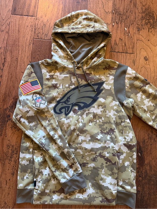 Nike Other - Nike Salute to Service Philadelphia Eagles Digital Camo Pullover Hoodie -